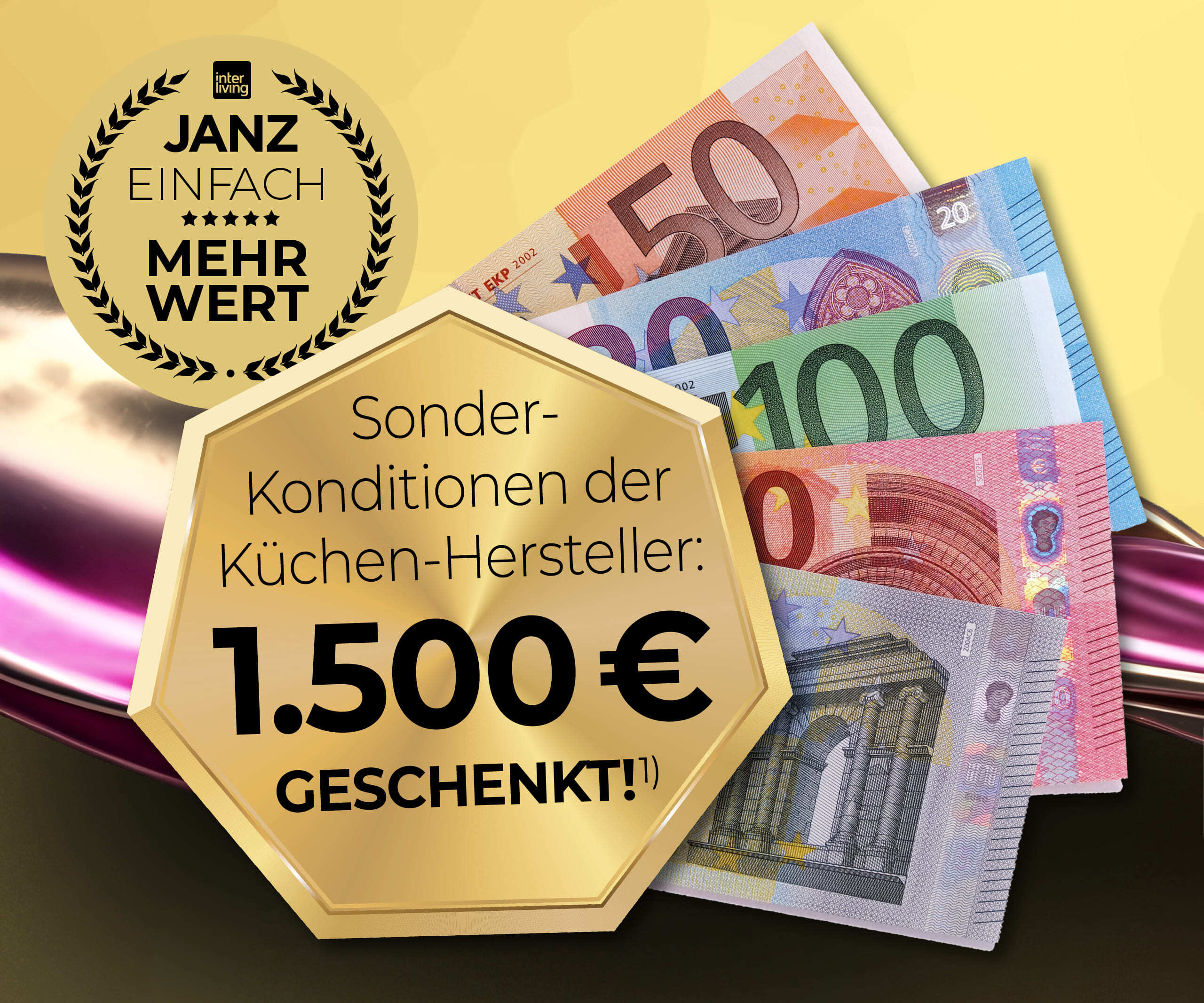 Bildliche Darstellung der Sonderkonditionen.