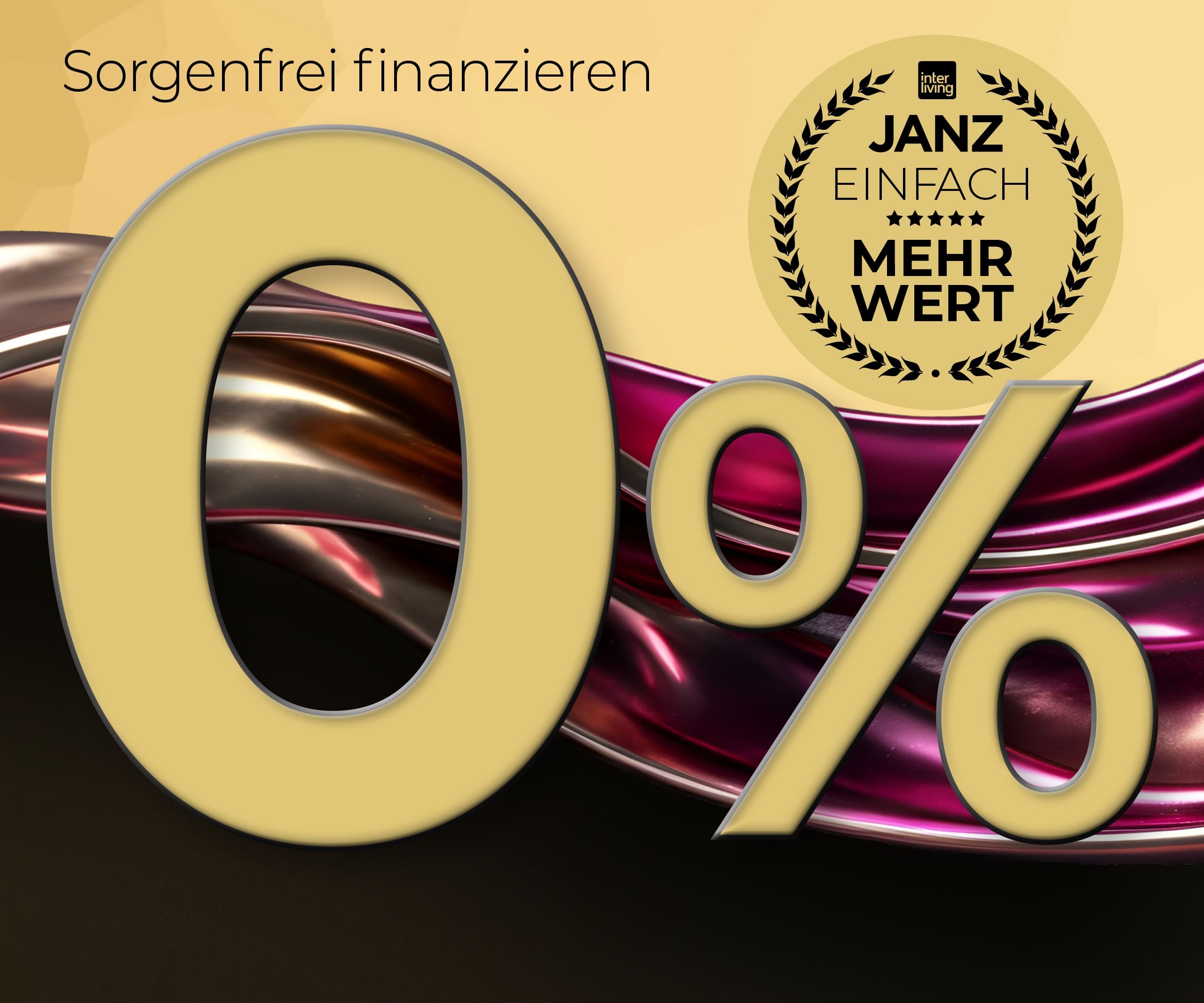 Bildliche Dastellung der 0% Finanzierung.